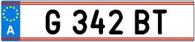 Truck License Plate